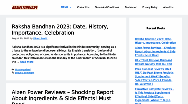 resultindia24.com
