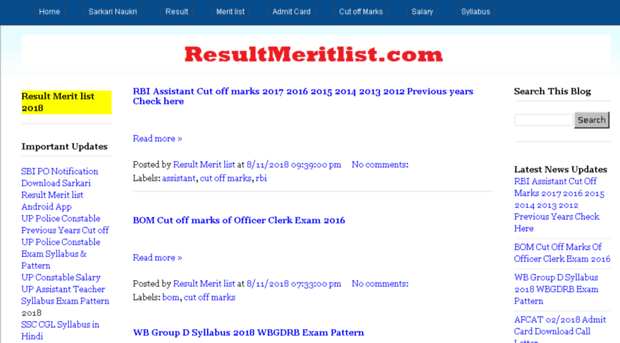 resultmeritlist.com