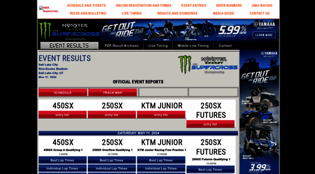 results.amasupercross.com