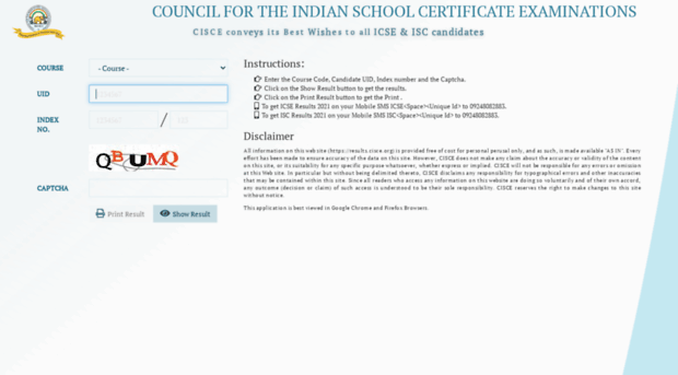 results.cisce.org