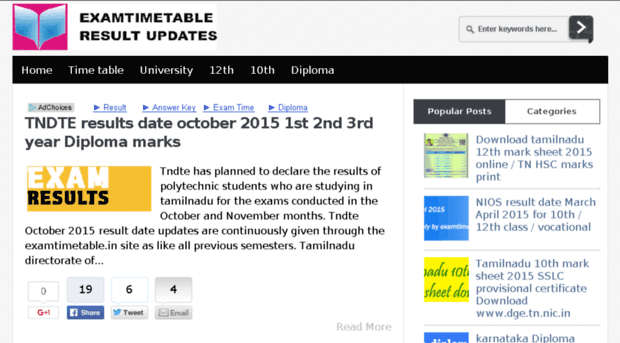 results.examtimetable.in