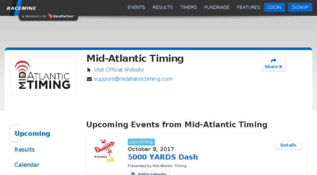 results.midatlantictiming.com