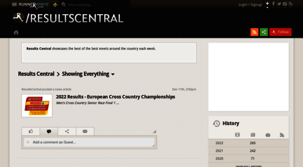 resultscentral.runnerspace.com