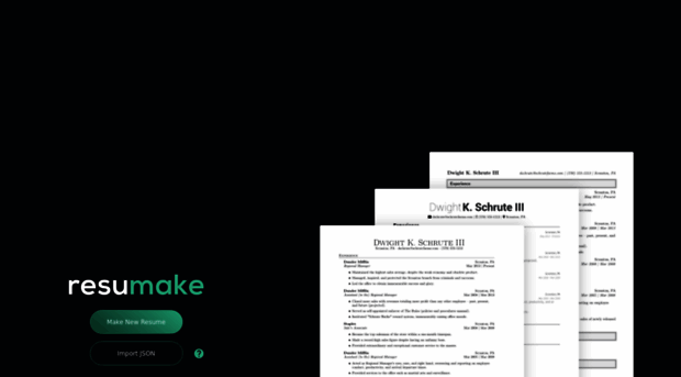 resumake.io