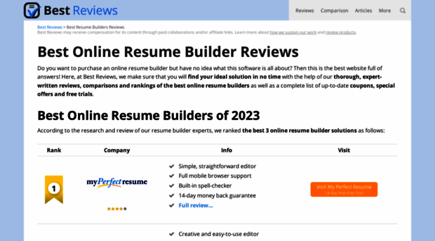 resume-builders.bestreviews.net