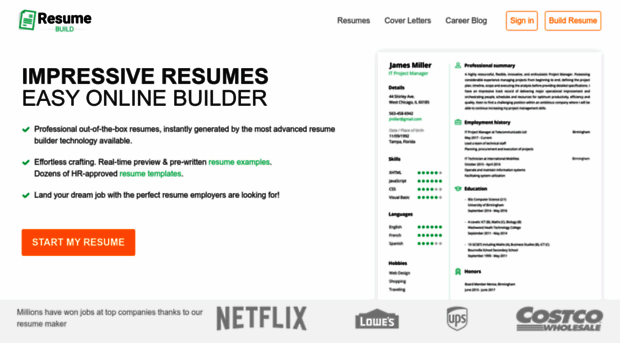resumebuild.com