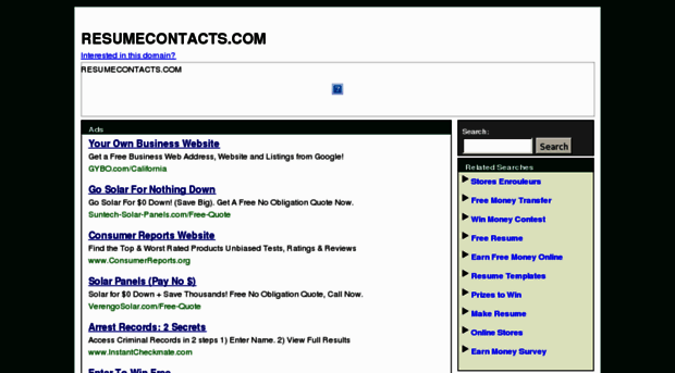 resumecontacts.com