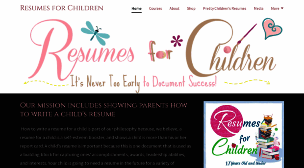 resumesforchildren.com