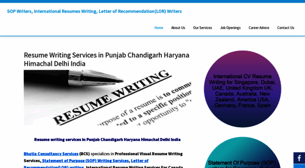 resumewritingservices.co.in