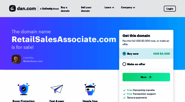 retailsalesassociate.com