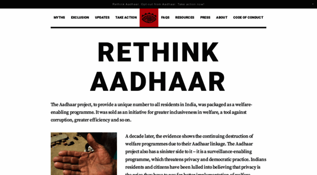 rethinkaadhaar.in