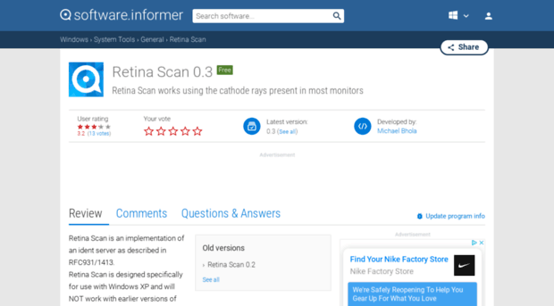 retina-scan.software.informer.com