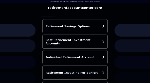 retirementaccountcenter.com