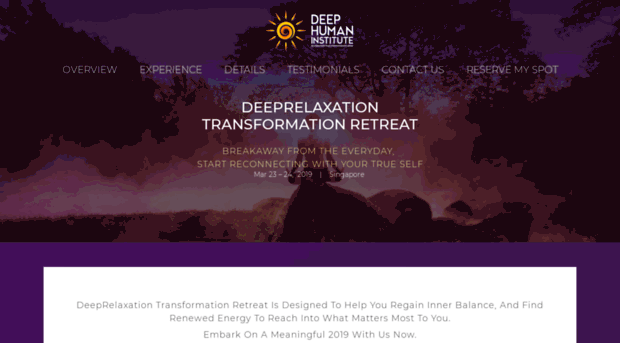 retreat.deephumaninstitute.com