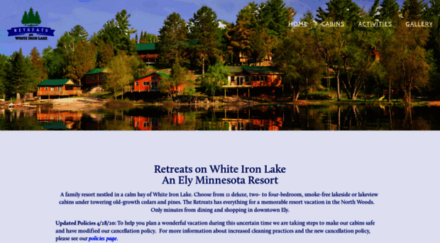 retreatsonwhiteiron.com