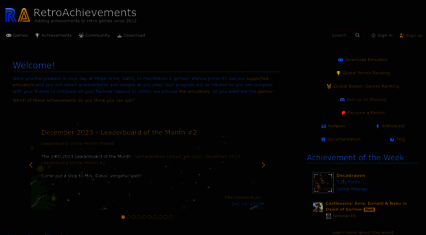 retroachievements.org