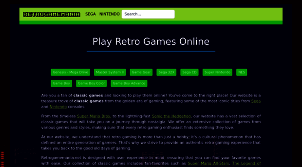 retrogamemania.net