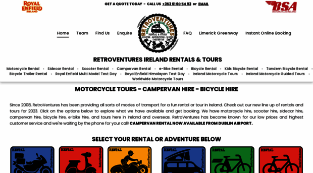 retroventuresireland.com