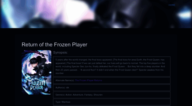 returnoffrozenplayer.com