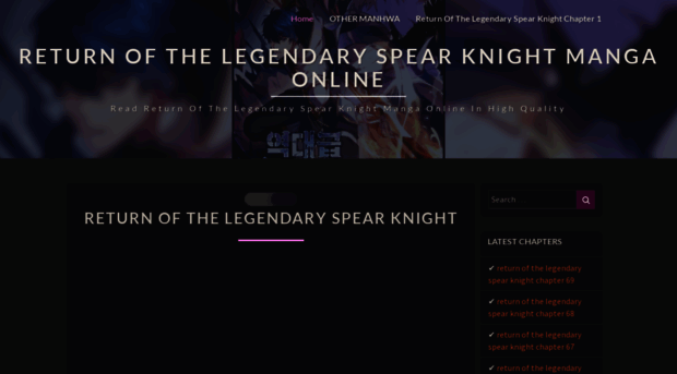 returnofthelegendaryspearknight.com