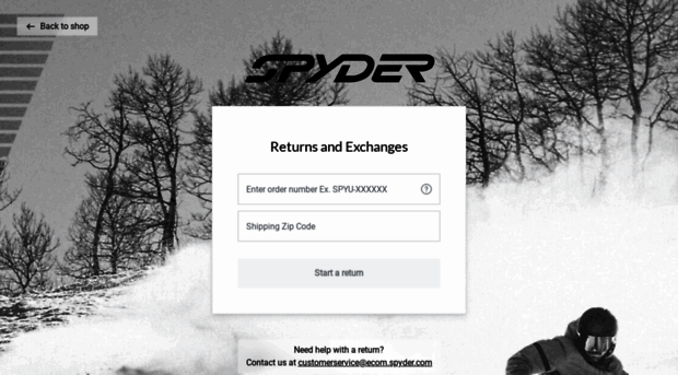 returns.spyder.com