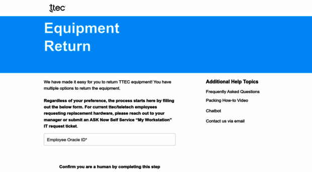 returns.ttec.com