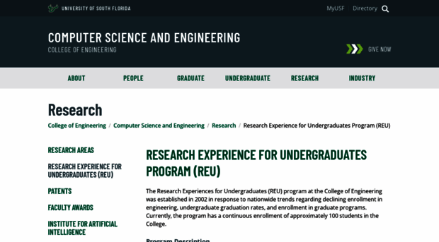 reu.cse.usf.edu