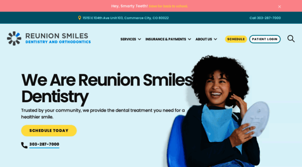 reunionsmilesdentistry.com