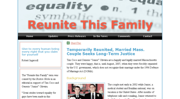 reunitethisfamily.com