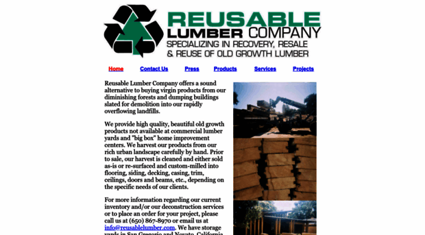 reusablelumber.com