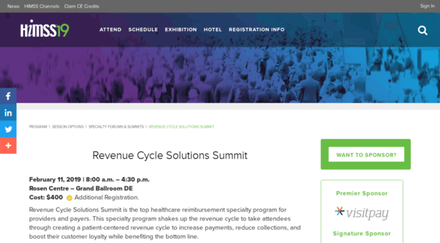 revenuecyclesolutionssummit.com