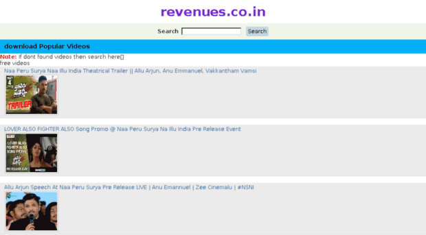 revenues.co.in