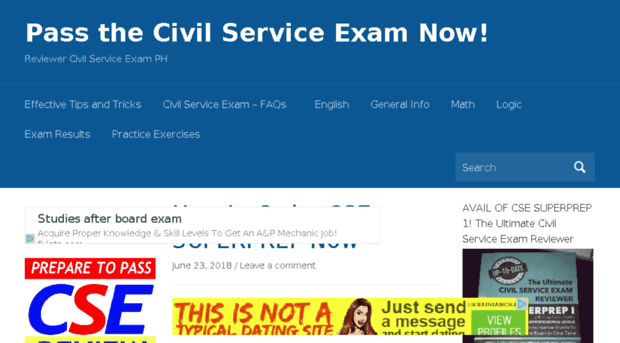 reviewercivilserviceexam.com