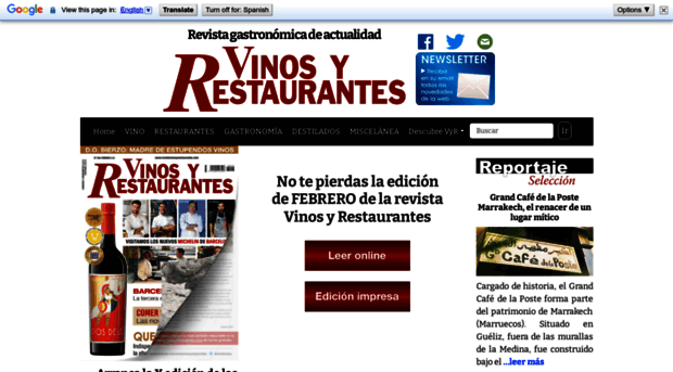 revistavinosyrestaurantes.com