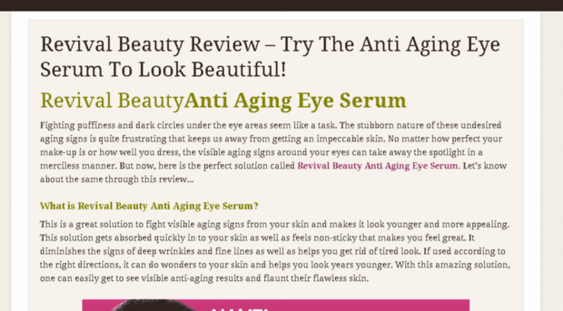 revivaleyeserum.com