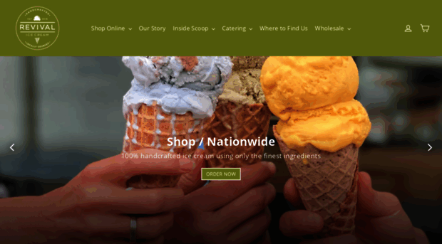 revivalicecream.com