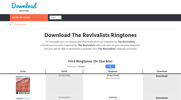 revivalists.download-ringtone.com