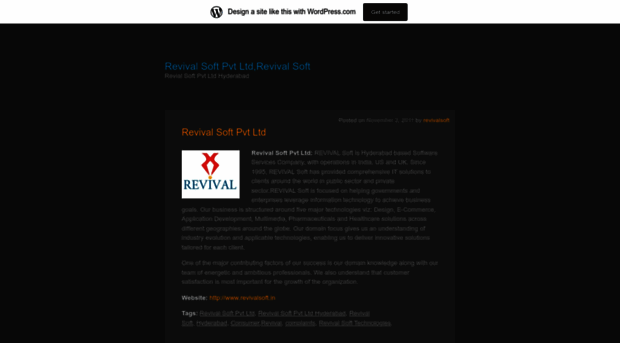 revivalsoftpvtltd.wordpress.com