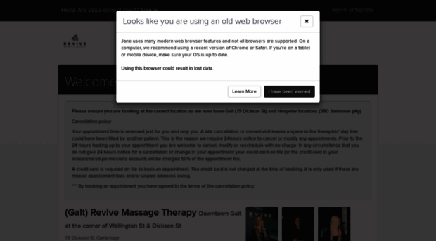 revivemassagetherapy.janeapp.com