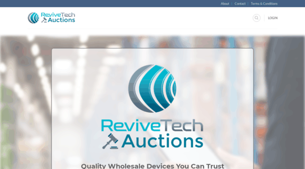 revivetechauctions.com