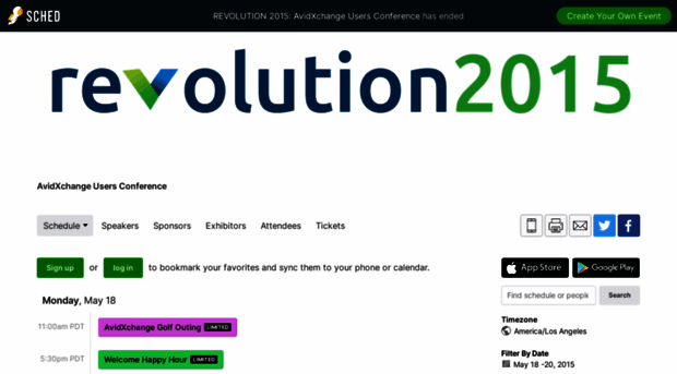 revolution2015avidxchangeusersco.sched.org