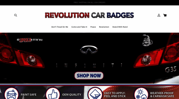 revolutioncarbadges.com