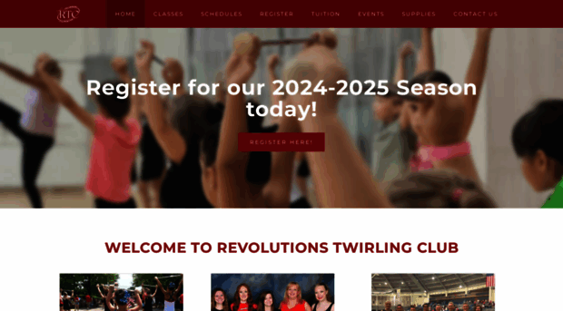 revolutionstwirlingclub.com