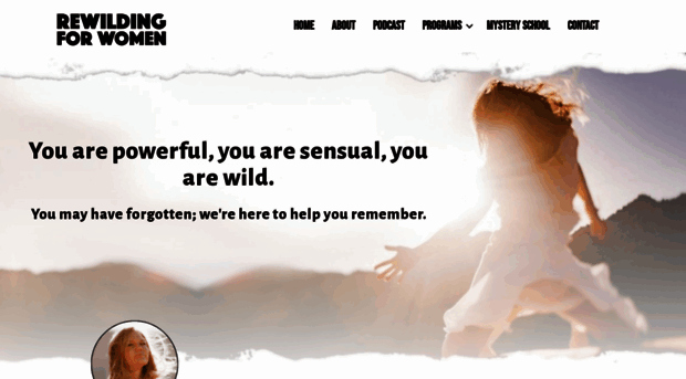 rewildingforwomen.com