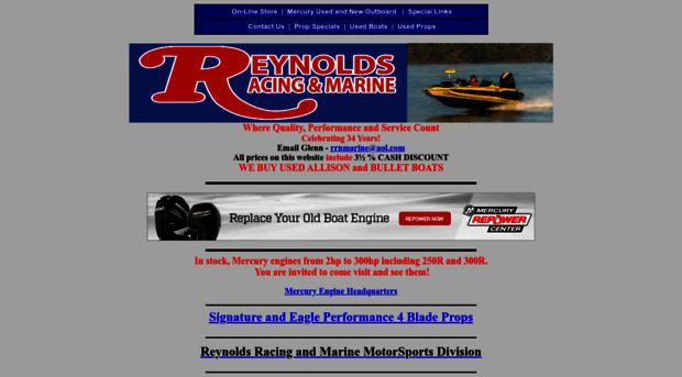 reynoldsracingmarine.com