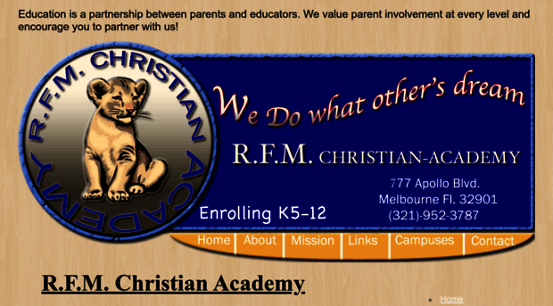 rfmchristianacademy.com