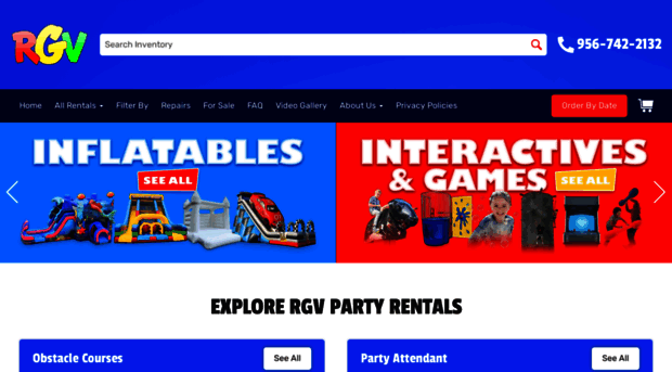 rgvpartyrental.com