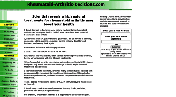 rheumatoid-arthritis-decisions.com
