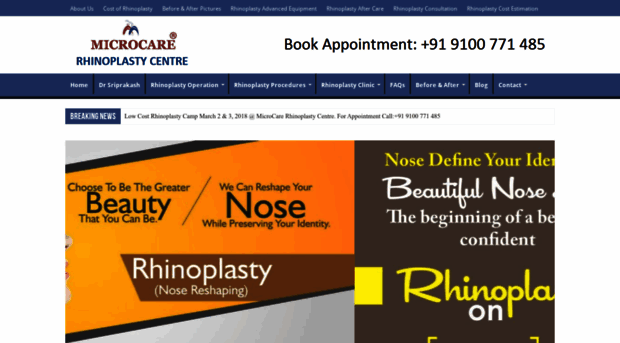 rhinoplastyhyderabad.com