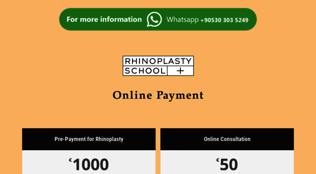 rhinoplastyschoolpayment.com